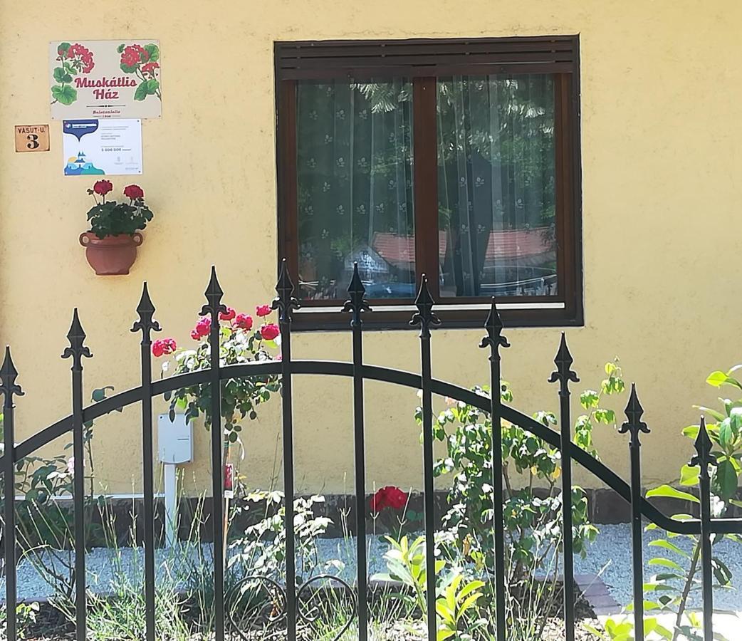 Muskatlis Haz Apartment Балатонлеле Екстериор снимка